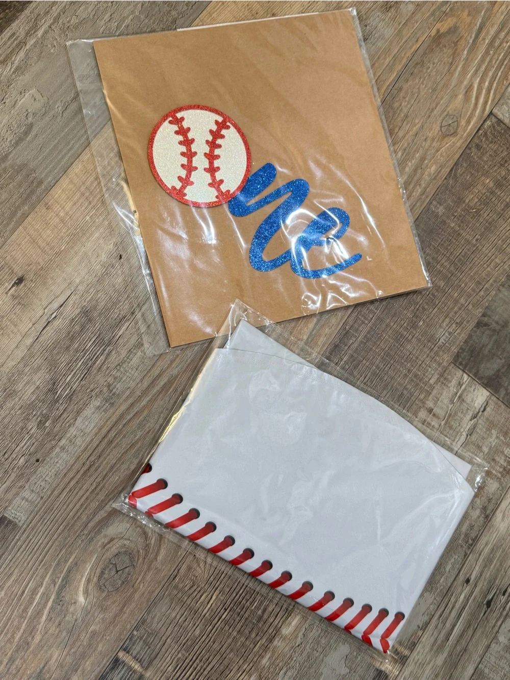 Kids Baseball-ONE Year old Themed Party Rookie Kit